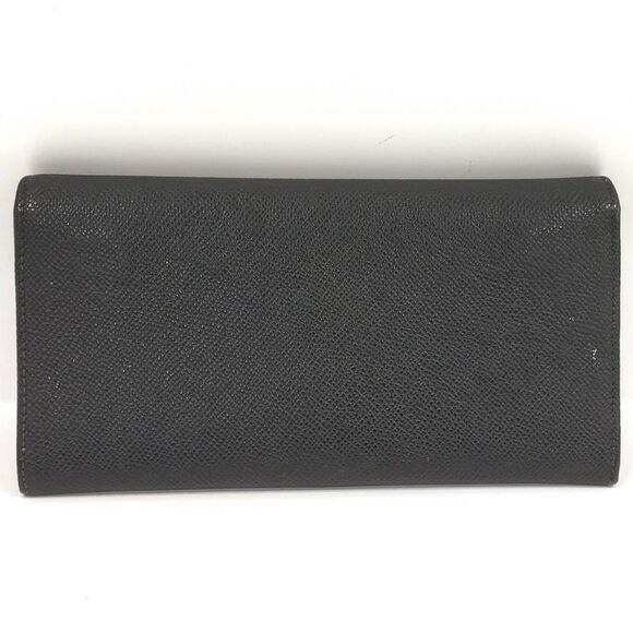 Bvlgari Bifold Long Wallet Leather Black - Picture 3 of 10